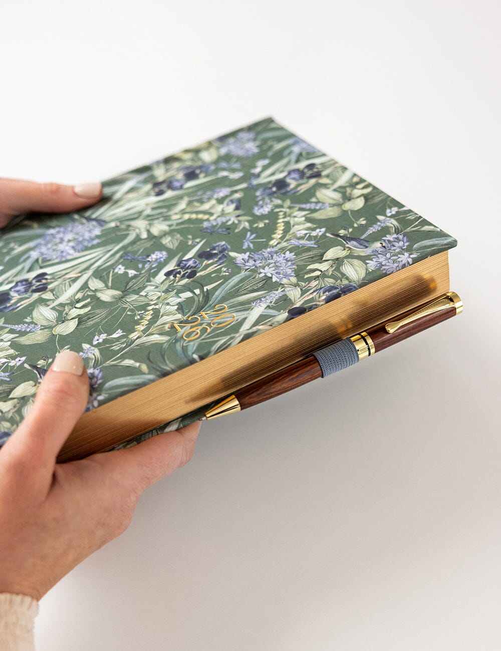 Adhesive Rectangle Pen Loop - Denim Blue