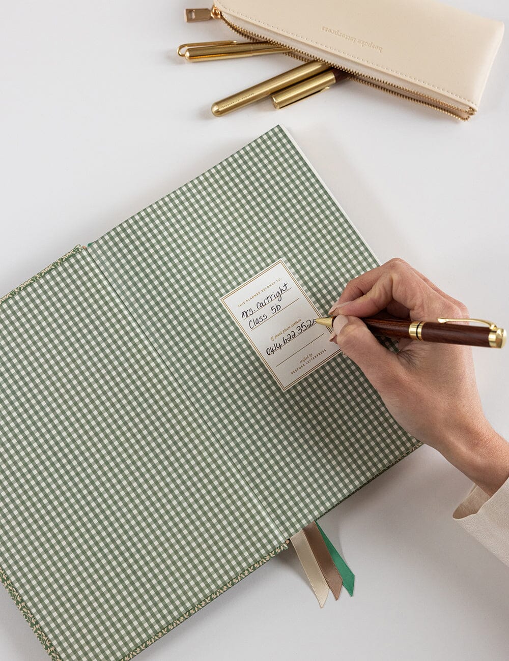 2026 Teachers Desktop Planner - Finch Bramble Planners Bespoke Letterpress 