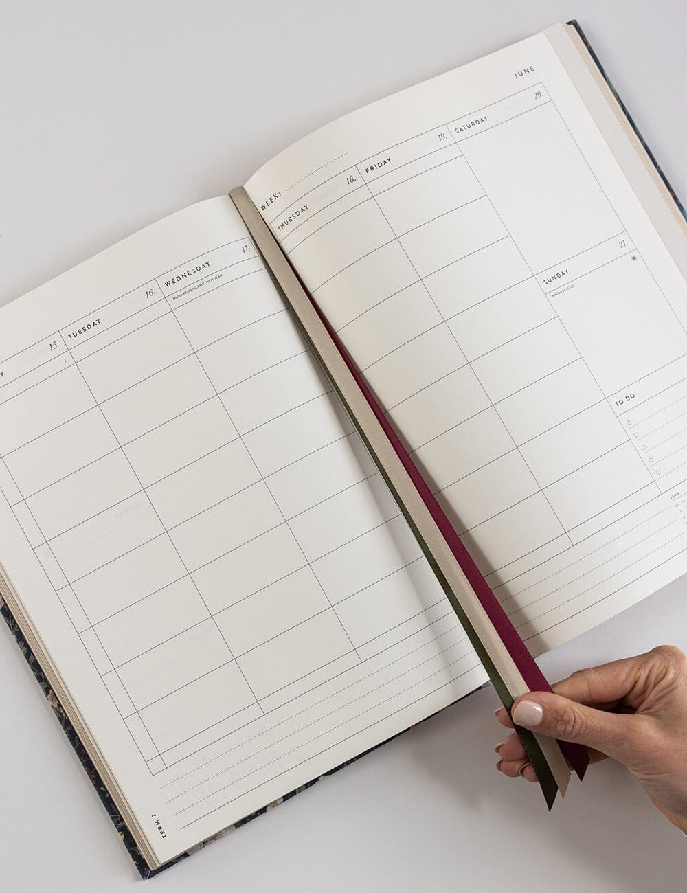 2026 Teachers A4 Planner - Dusk In Bloom