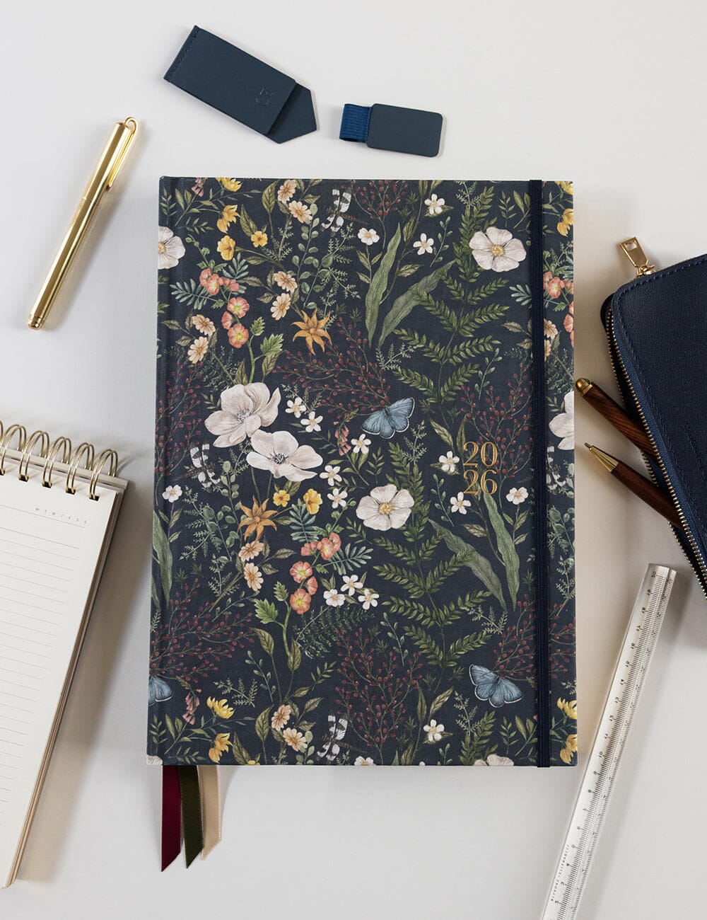 2026 Teachers A4 Planner - Dusk In Bloom