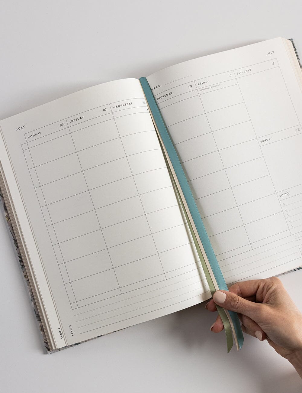 2026 Teachers A4 Planner - Ivory Garden