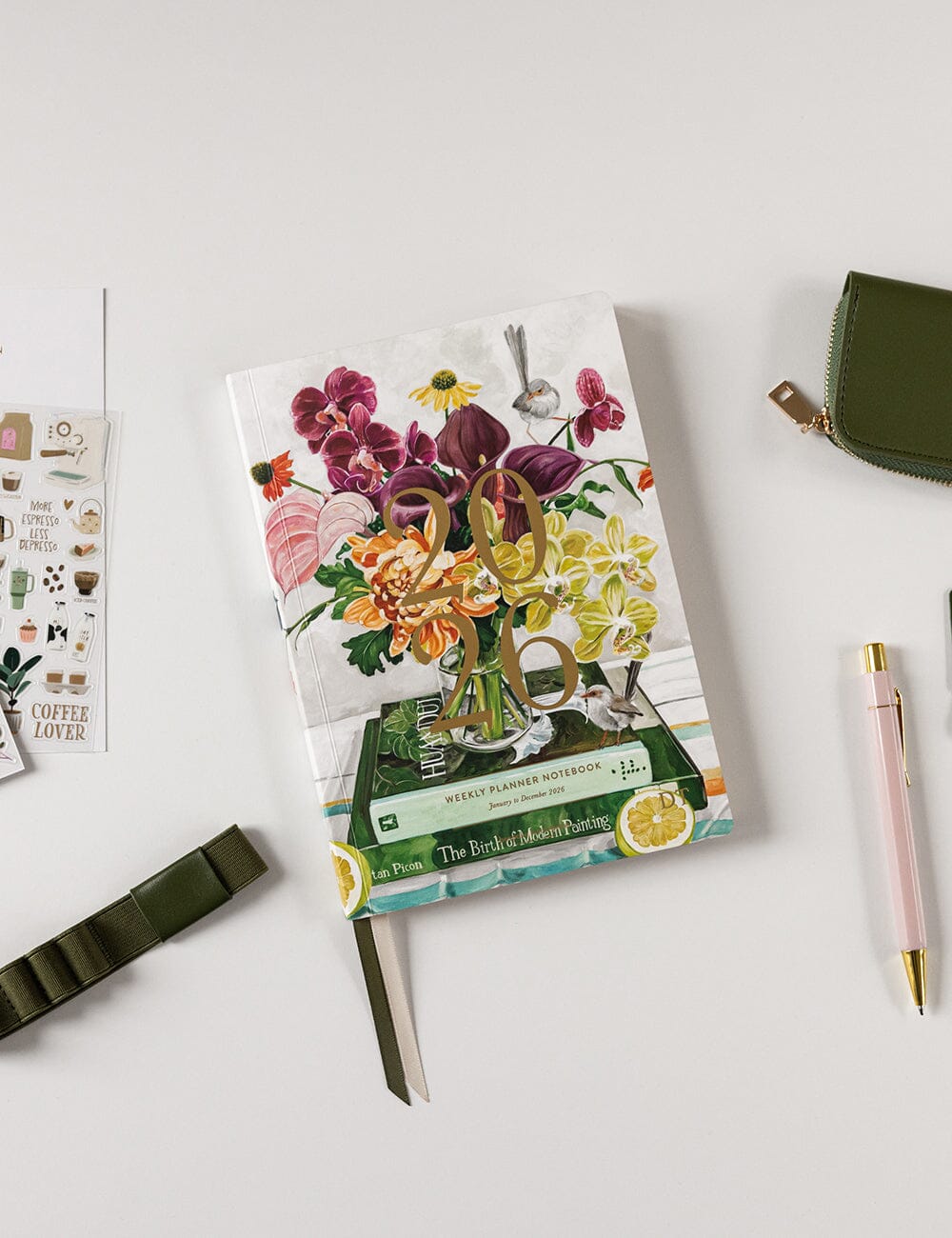 2026 Weekly Planner Notebook - Fairy Wren