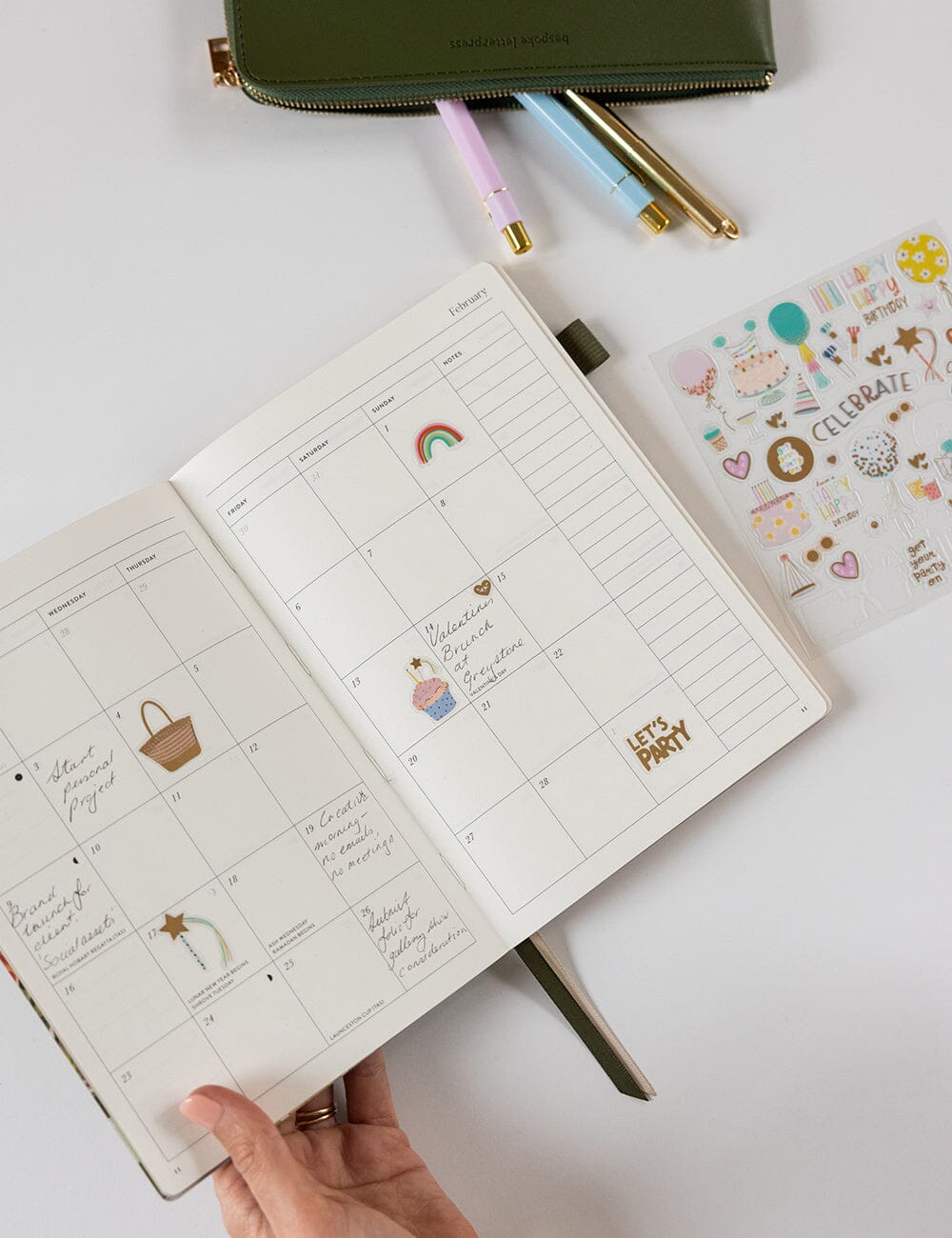 2026 Weekly Planner Notebook - Fairy Wren