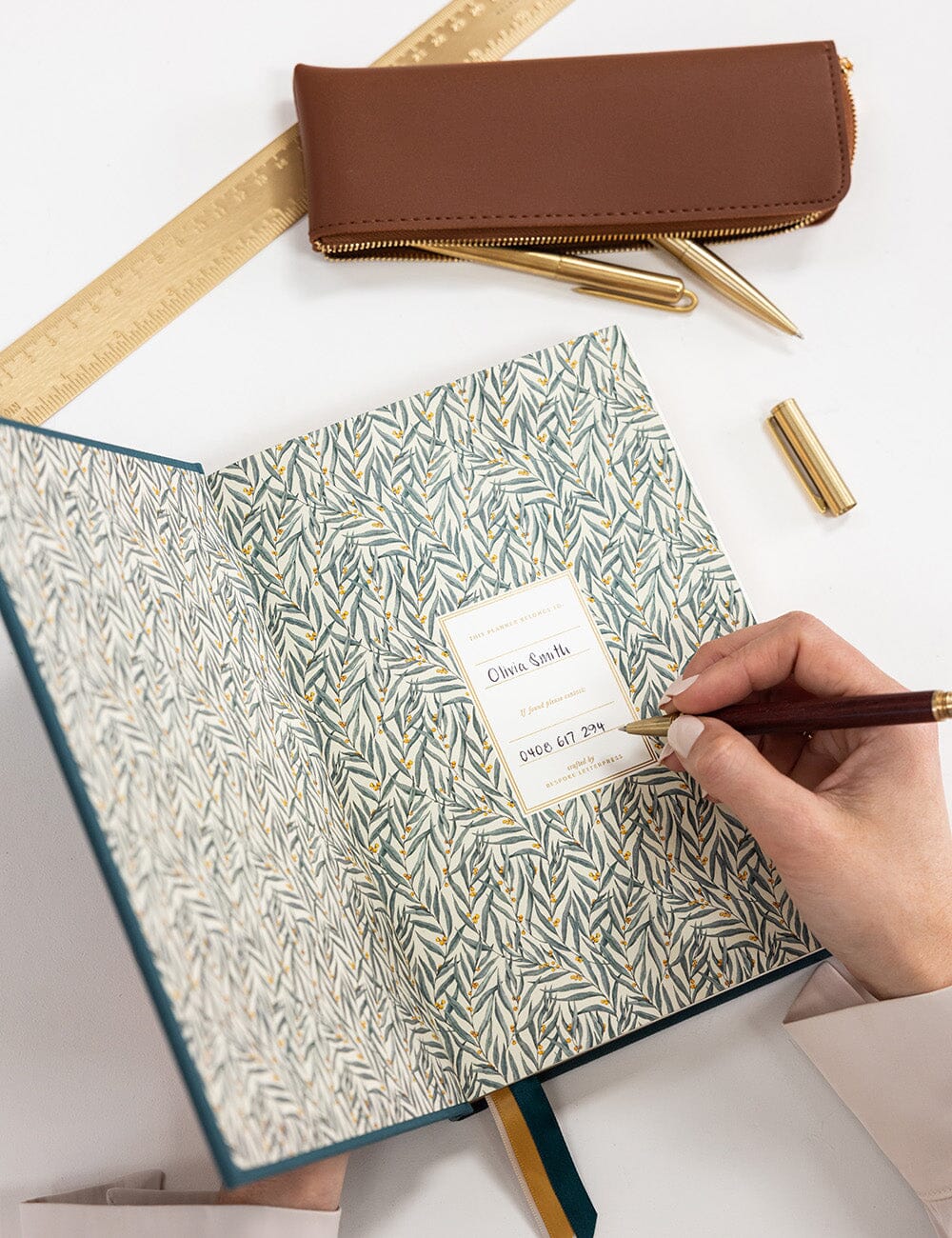 2027 Weekly Student Planner - Ashford Teal