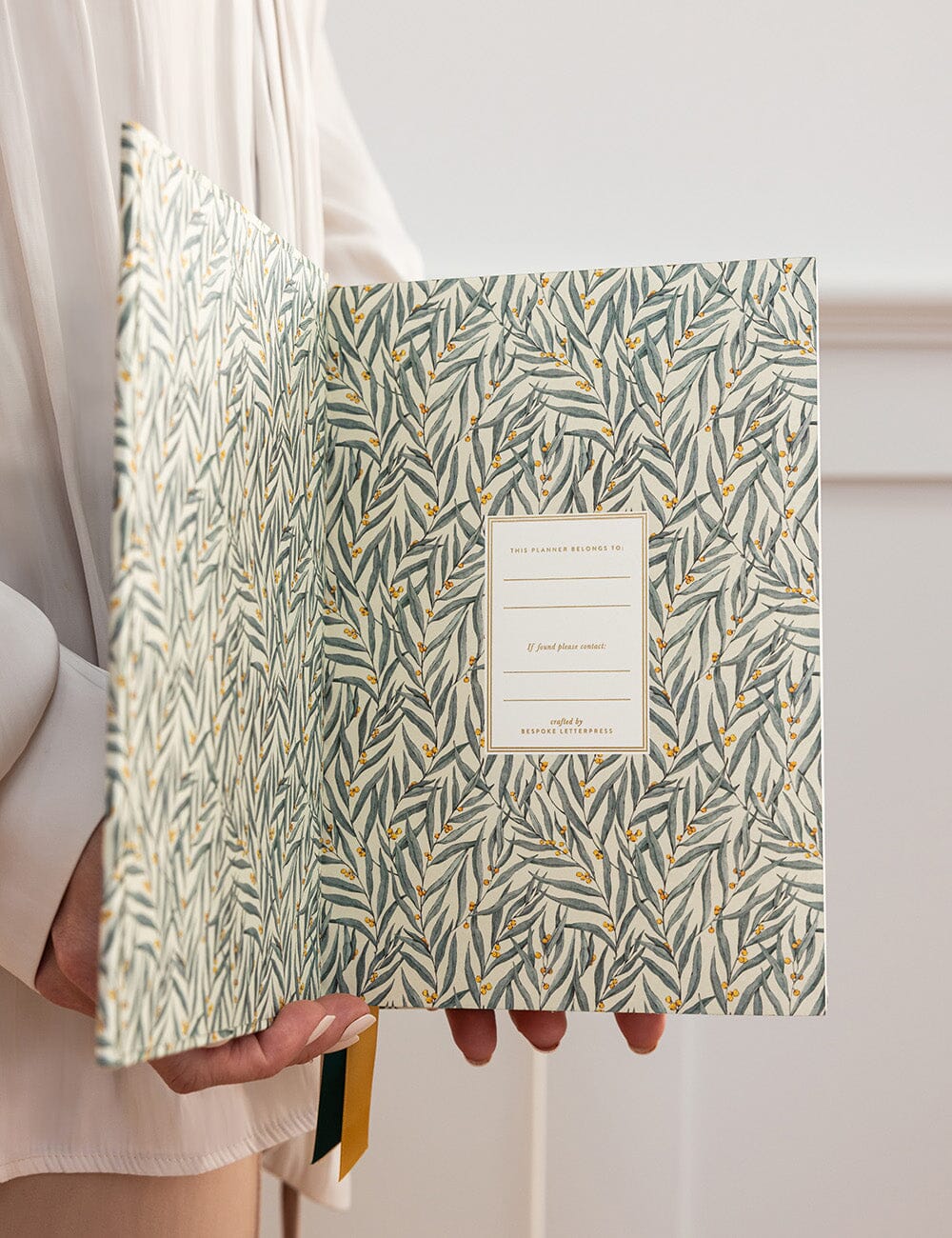 2027 Desktop Planner - Golden Wattle Planners Bespoke Letterpress 