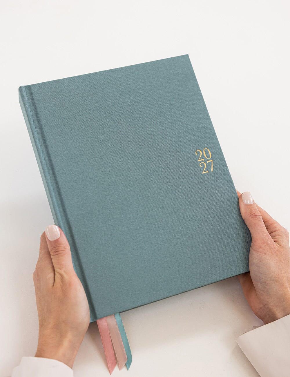 2027 Day to Page Large Planner - Seaglass
