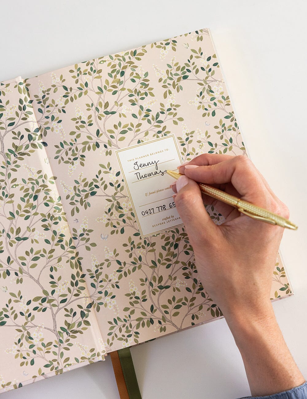 2026–2027 Weekly Financial Year Planner – White Blossoms