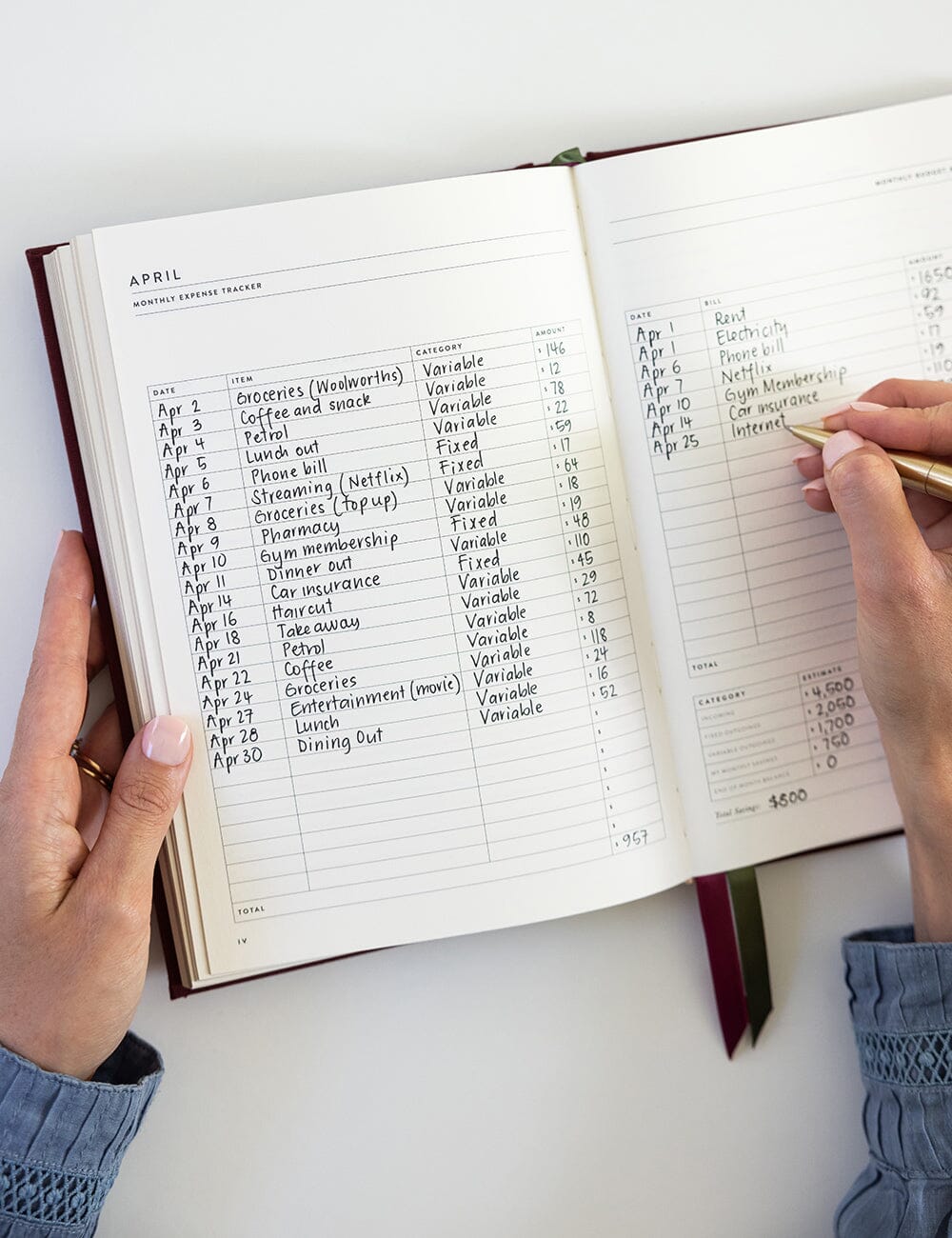 2026–2027 Weekly Financial Year Planner – Mulberry