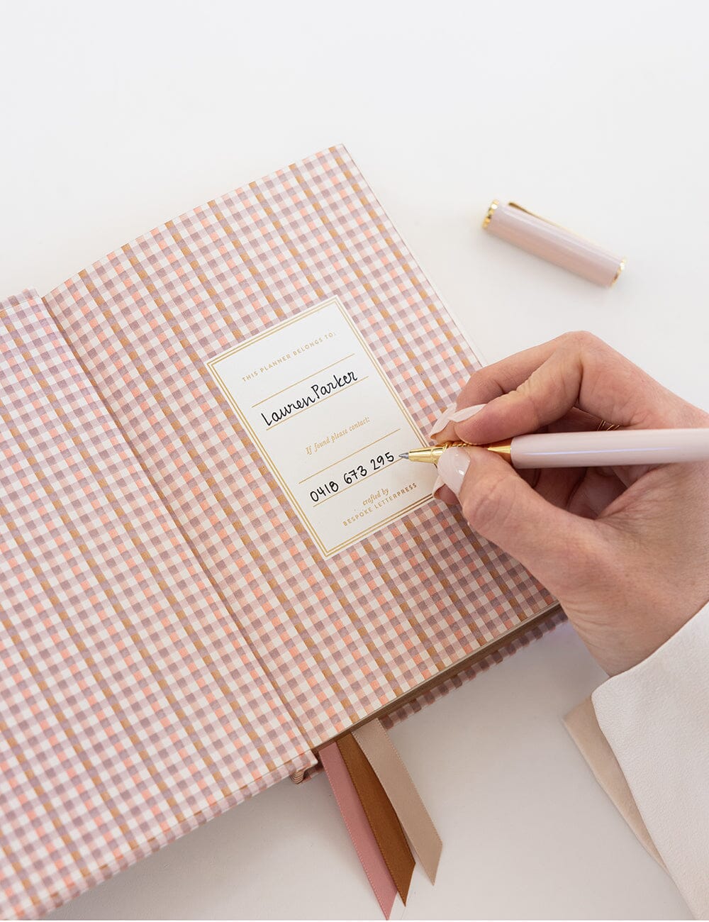 2027 Day to Page Small Planner - Primrose Gingham