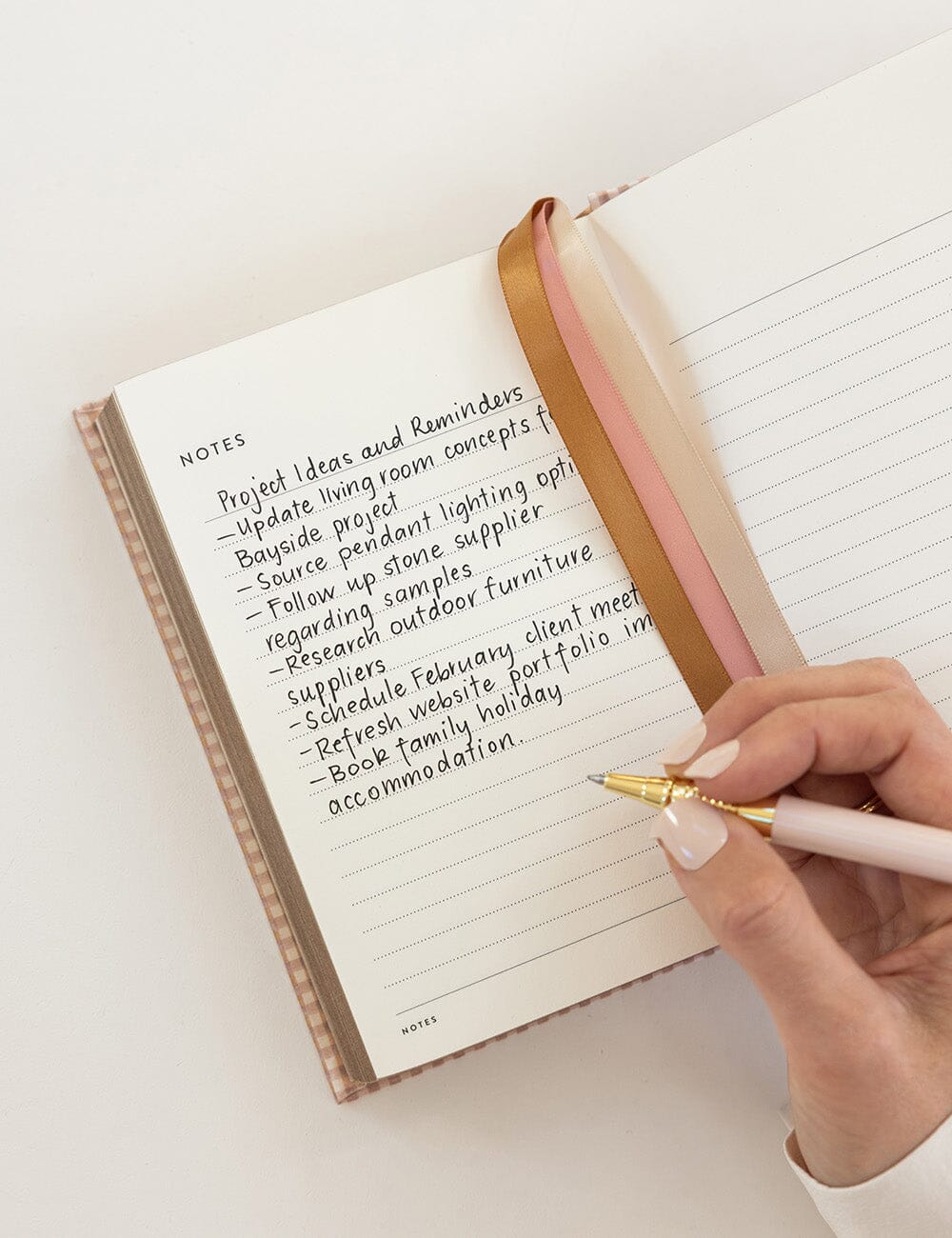 2027 Day to Page Small Planner - Primrose Gingham