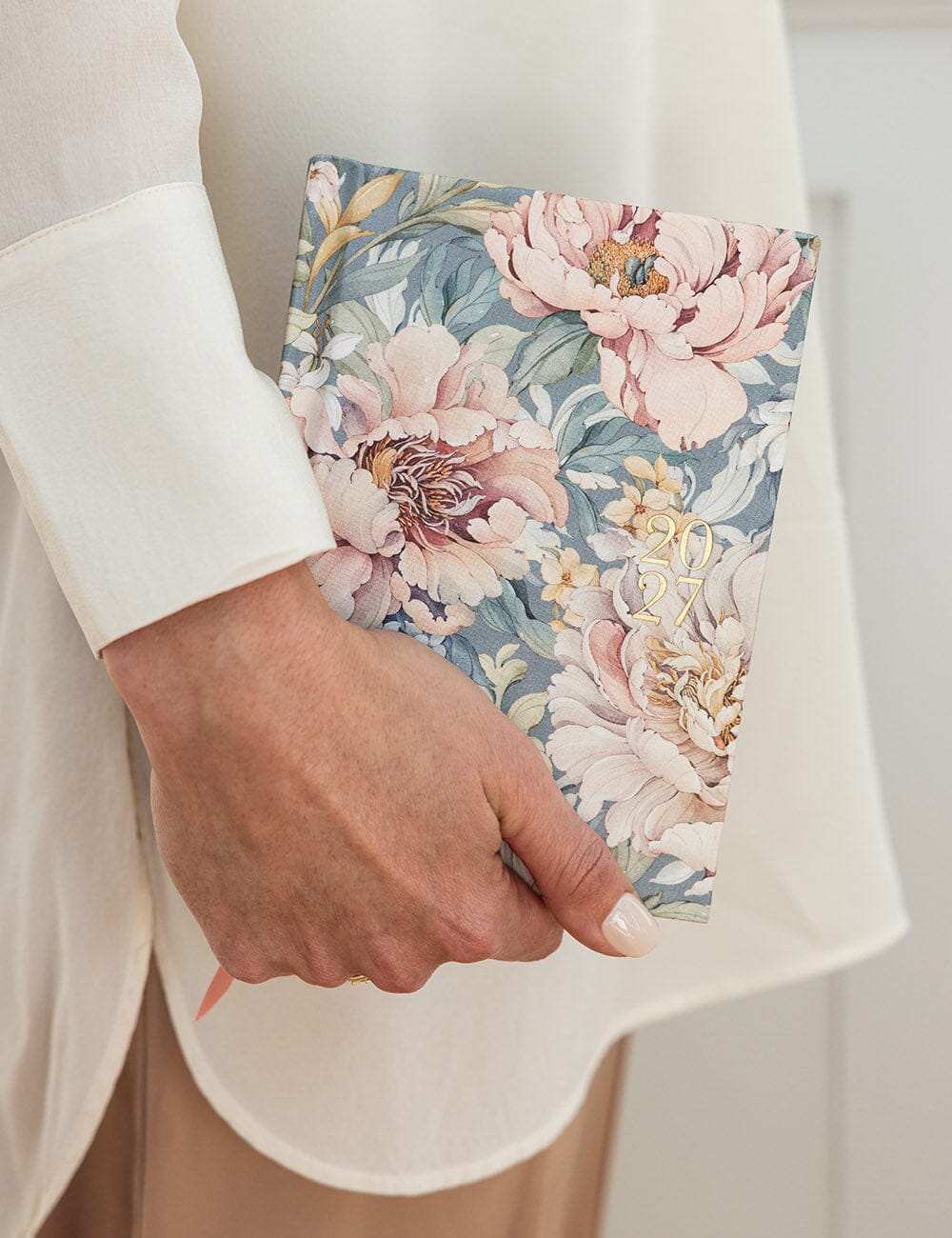 2027 Day to Page Small Planner - Regency Blooms