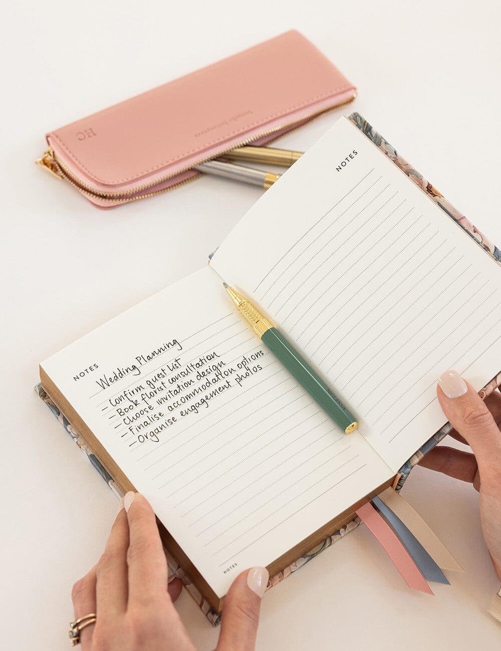 2027 Day to Page Small Planner - Regency Blooms