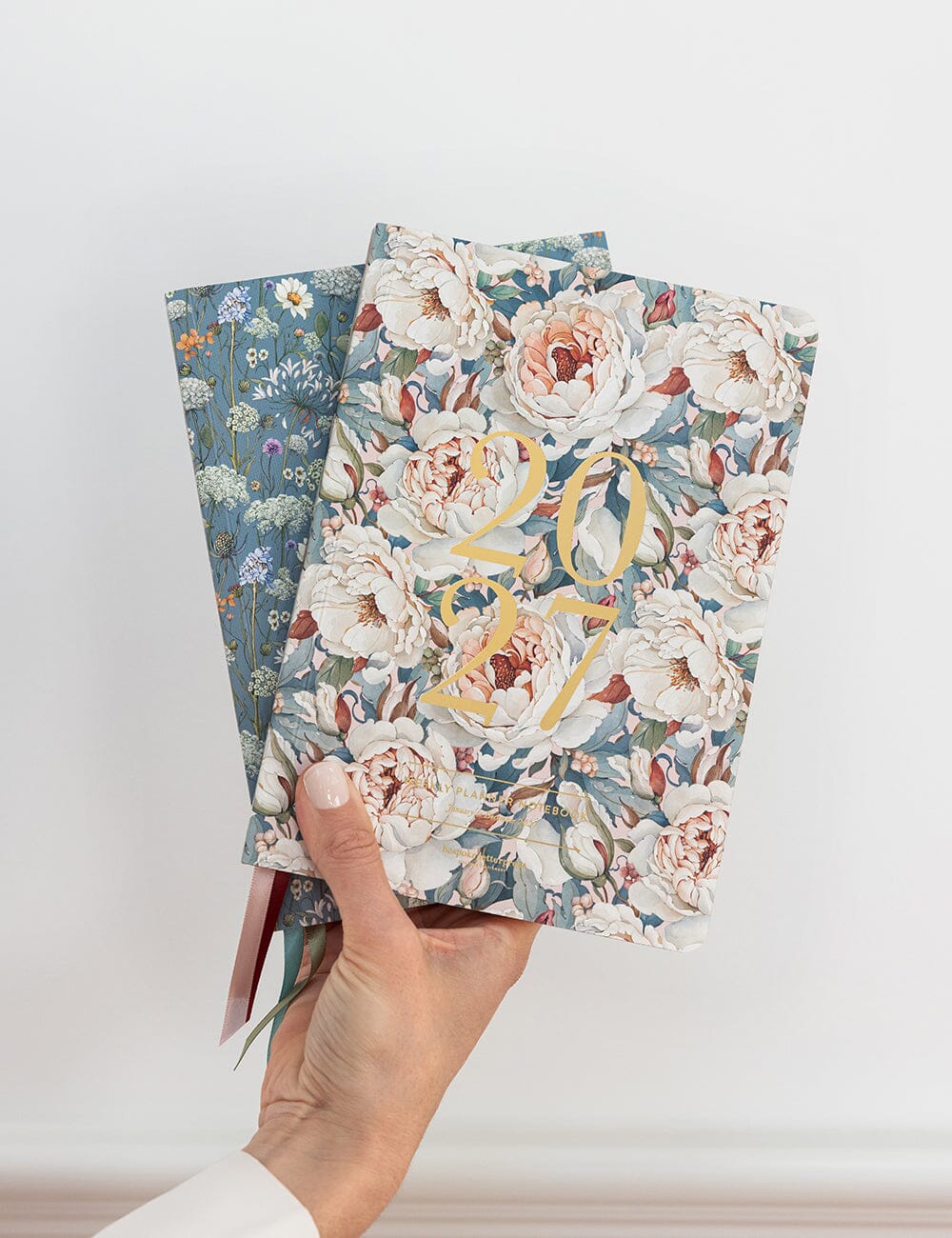 2027 Weekly Planner Notebook - Heritage Roses