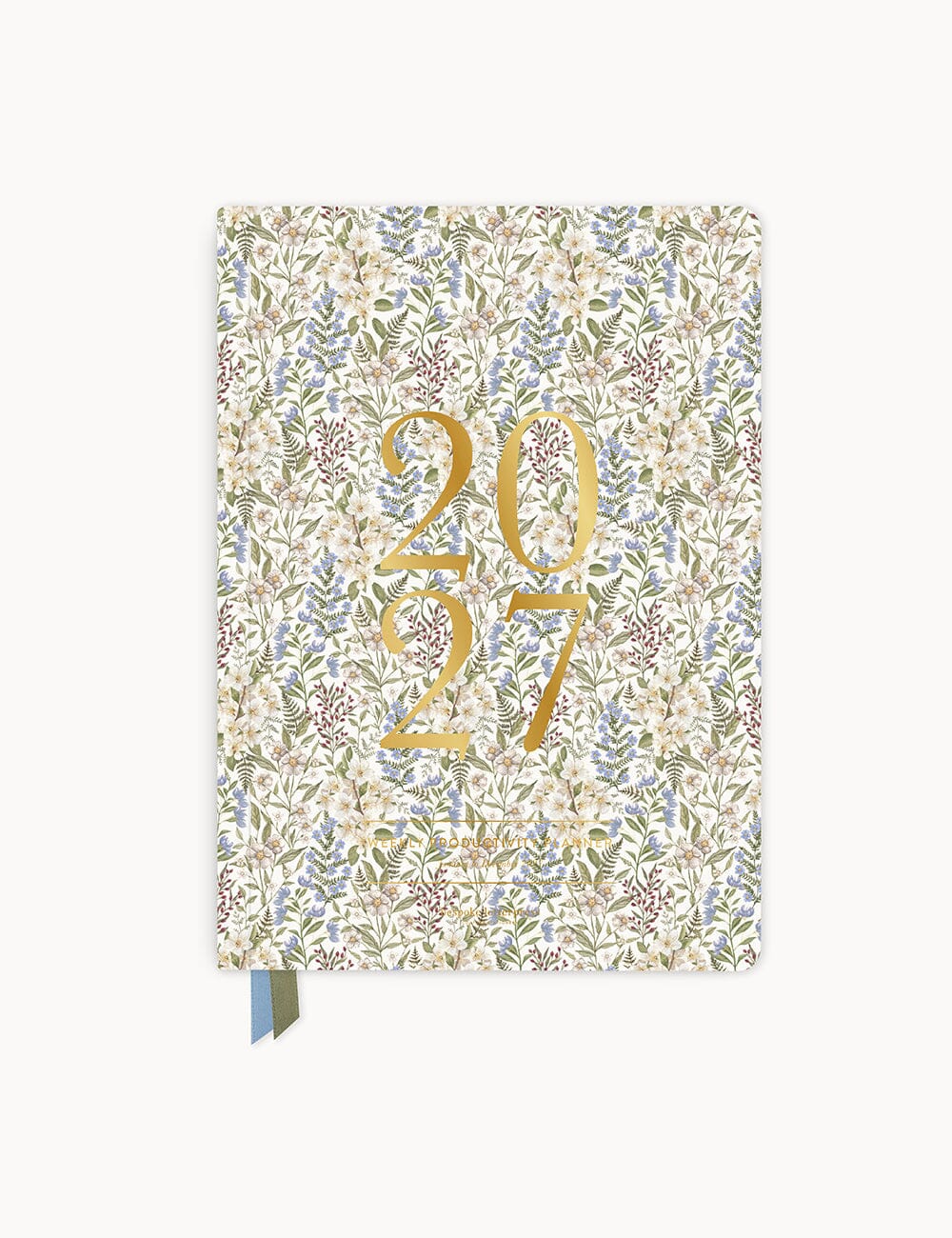 2027 Weekly Productivity Planner - Forget Me Not Planners Bespoke Letterpress 
