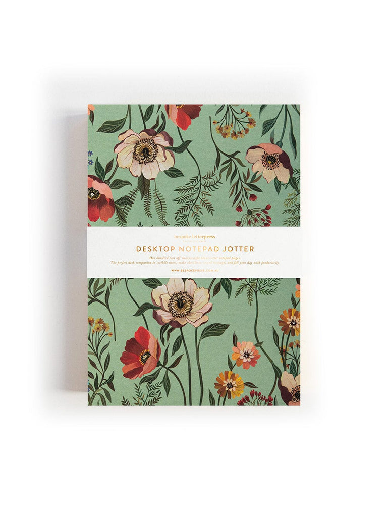 Wildflowers Notepad Jotter (Pre-Order) Jotters Bespoke Letterpress 