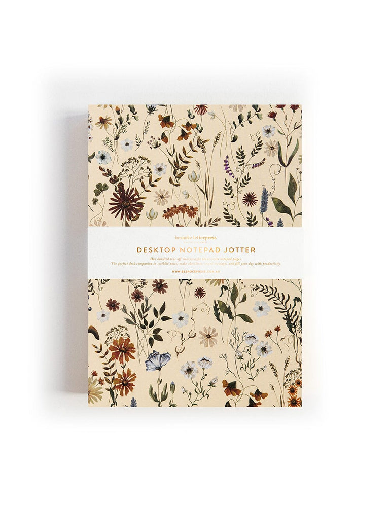 Botanica Notepad Jotter (Pre-Order) Jotters Bespoke Letterpress 