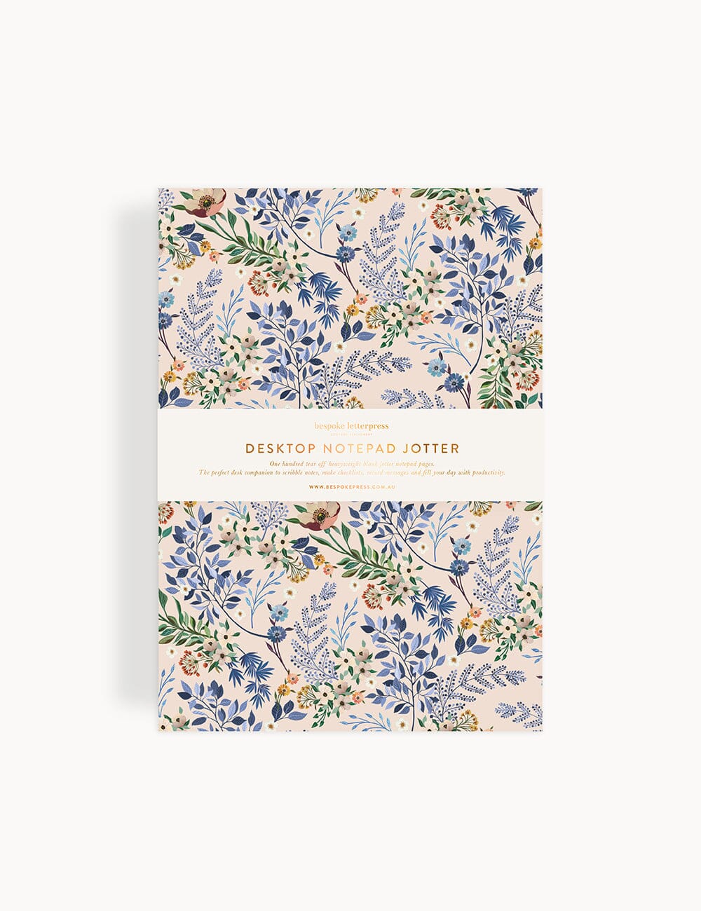 Bluebuds Notepad Desktop Jotter Jotters Bespoke Letterpress 