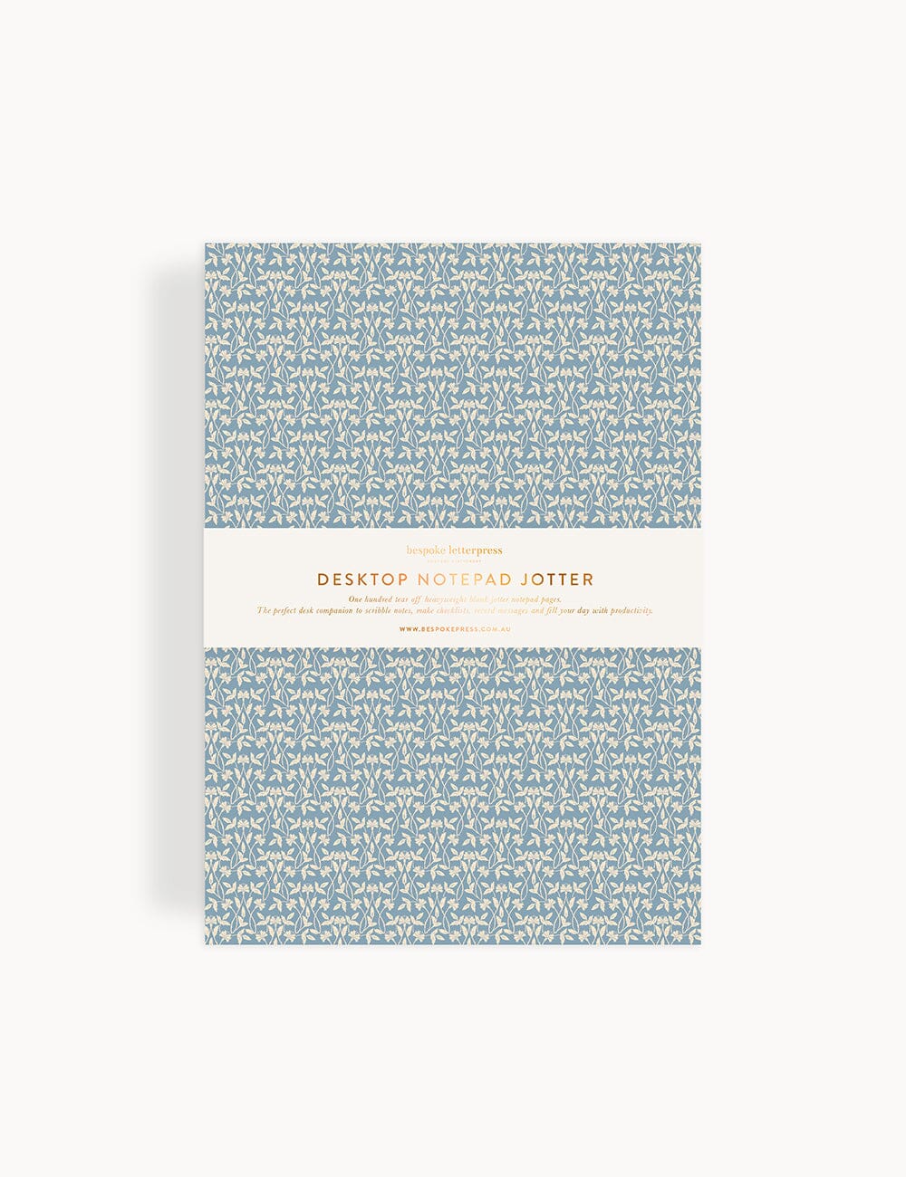 Frost Bramble Notepad Desktop Jotter Jotters Bespoke Letterpress 