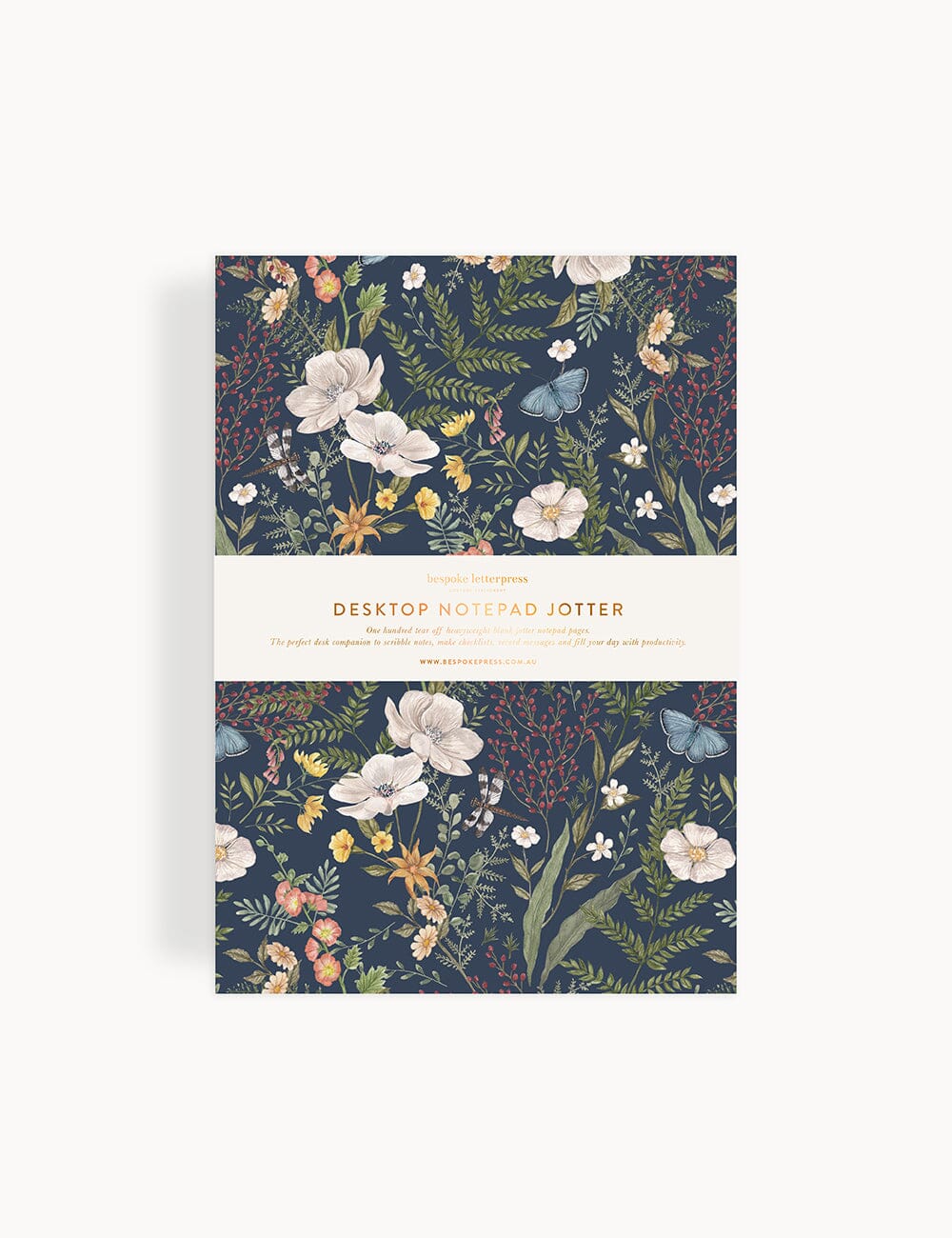 Dusk In Bloom Notepad Desktop Jotter Jotters Bespoke Letterpress 