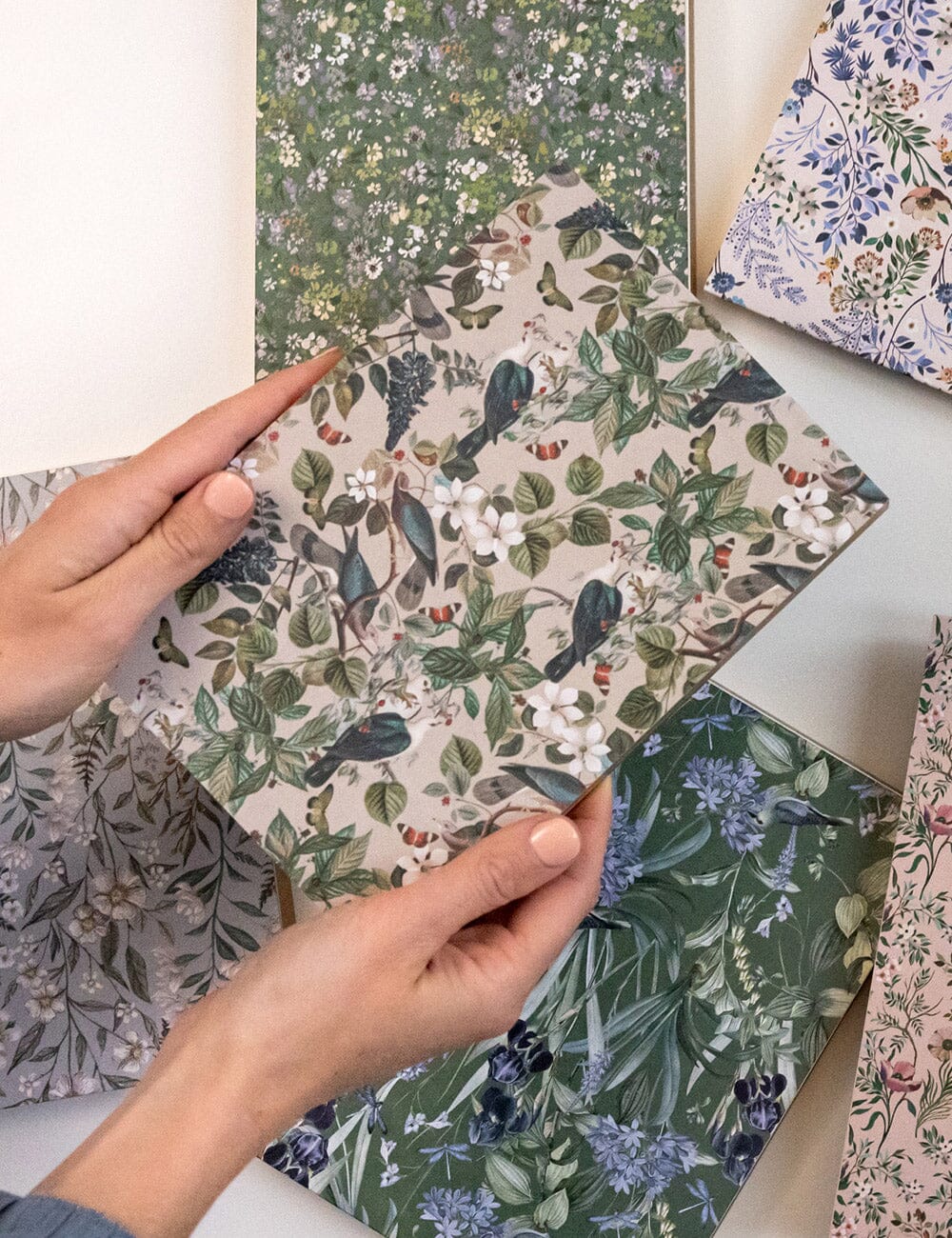 Botanical Grove Notepad Desktop Jotter Jotters Bespoke Letterpress 