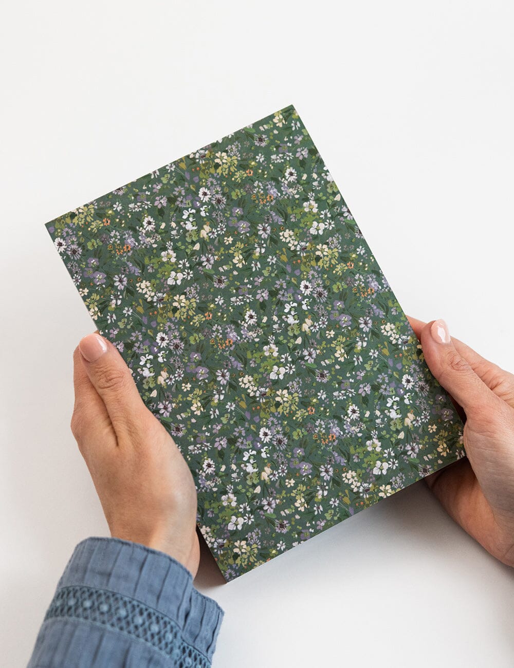 Summer Perennial Notepad Desktop Jotter Jotters Bespoke Letterpress 