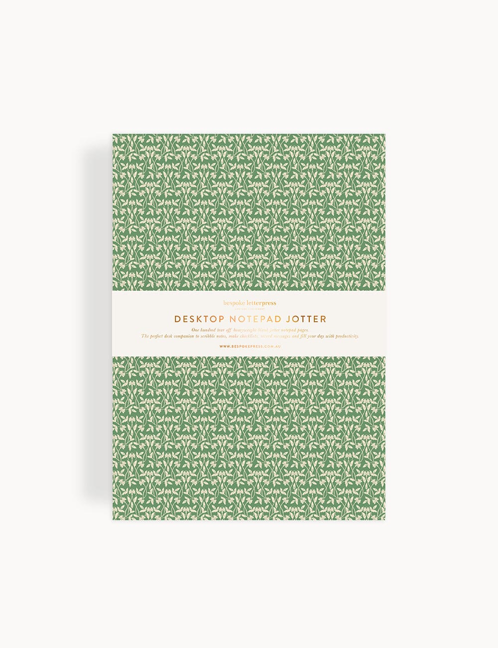 Finch Bramble Notepad Desktop Jotter Jotters Bespoke Letterpress 