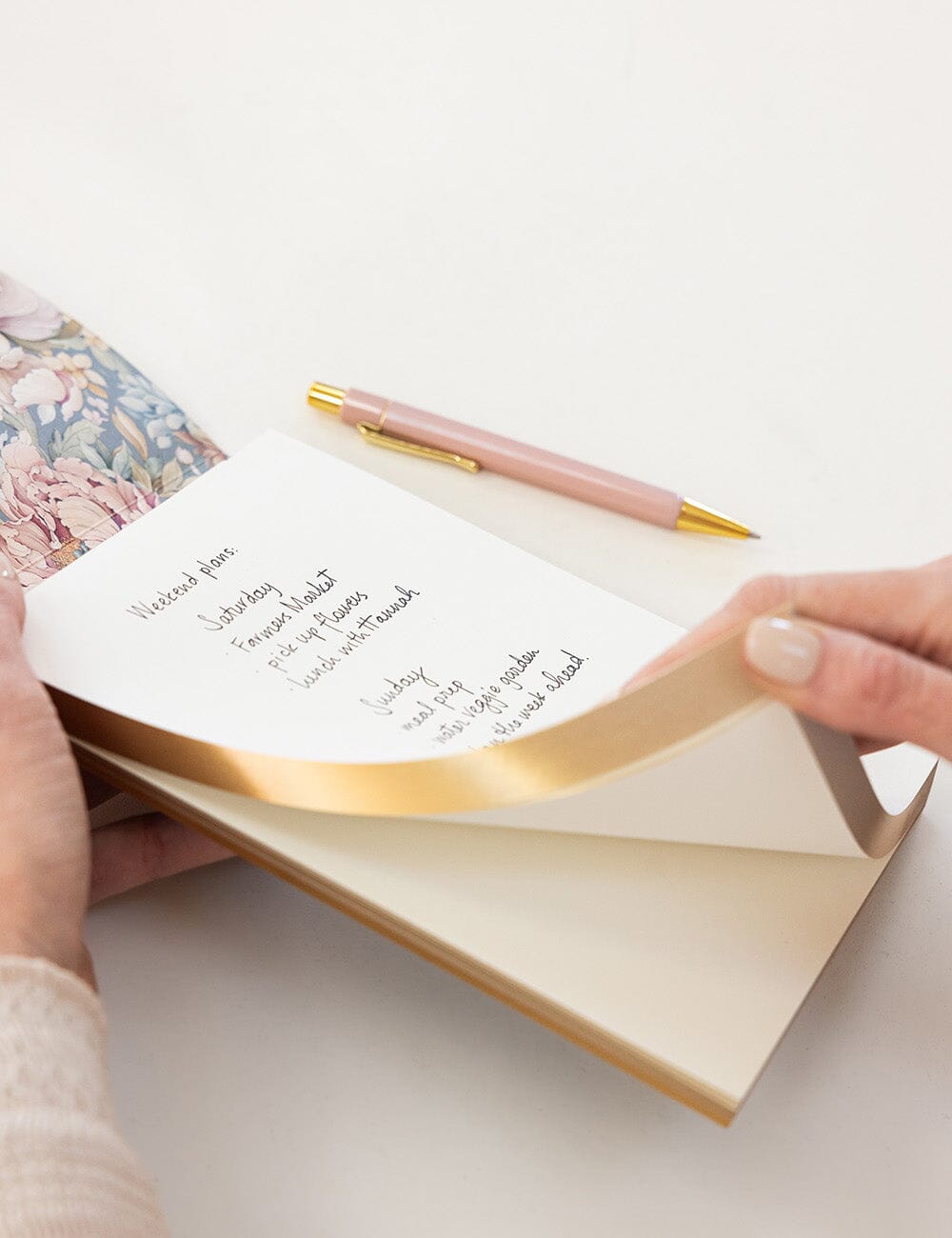 Regency Blooms Notepad Desktop Jotter