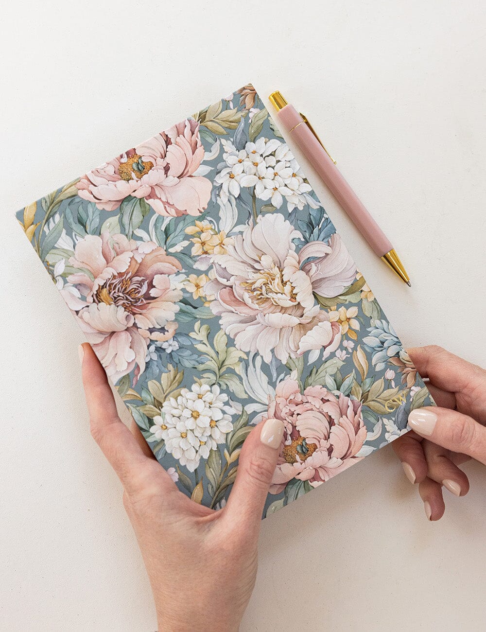 Regency Blooms Notepad Desktop Jotter Jotters Bespoke Letterpress 
