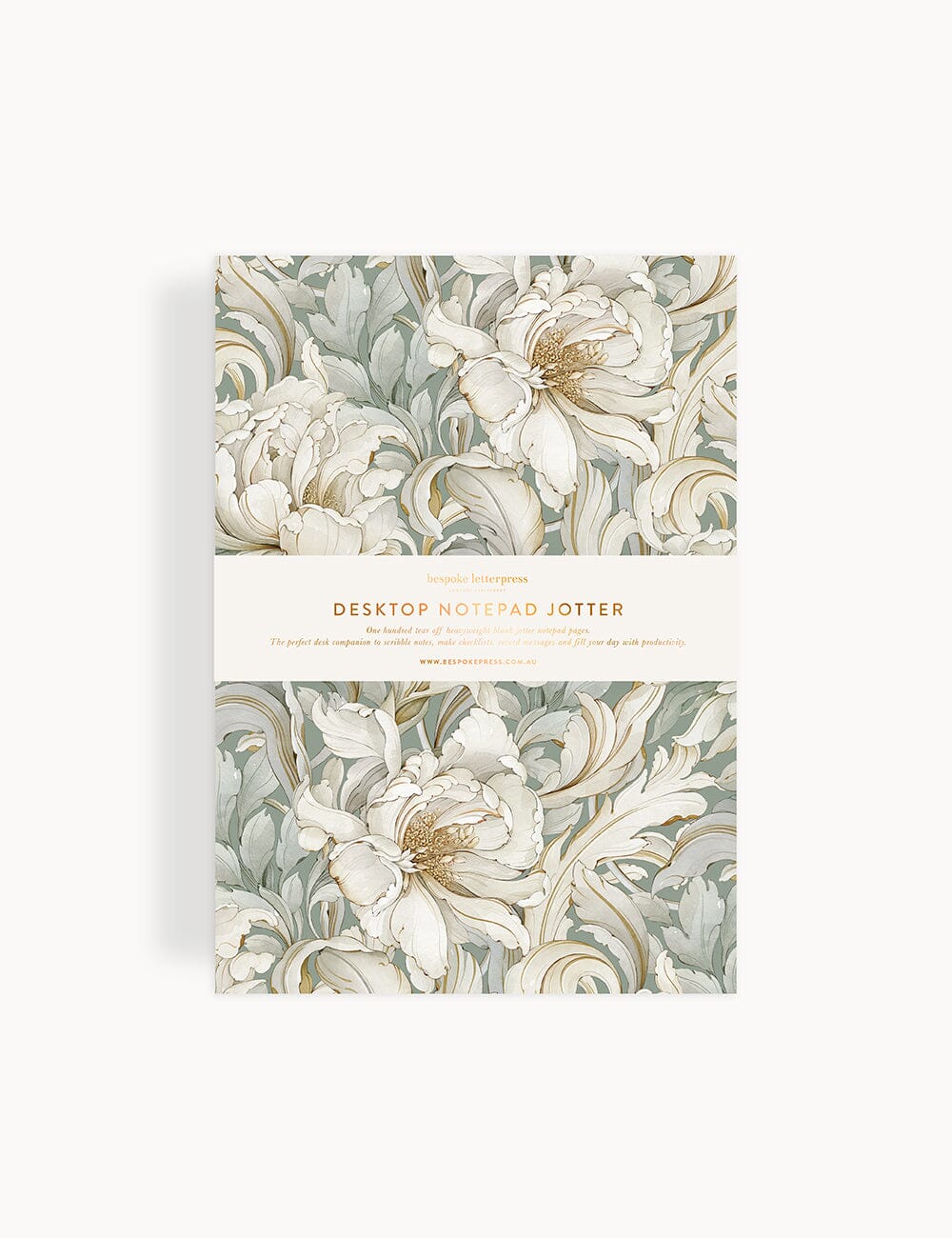 Belvedere Notepad Desktop Jotter Jotters Bespoke Letterpress 