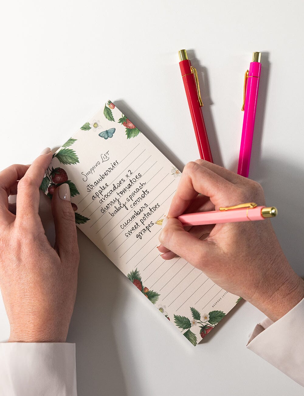 Strawberries Shopping List DL Notepad