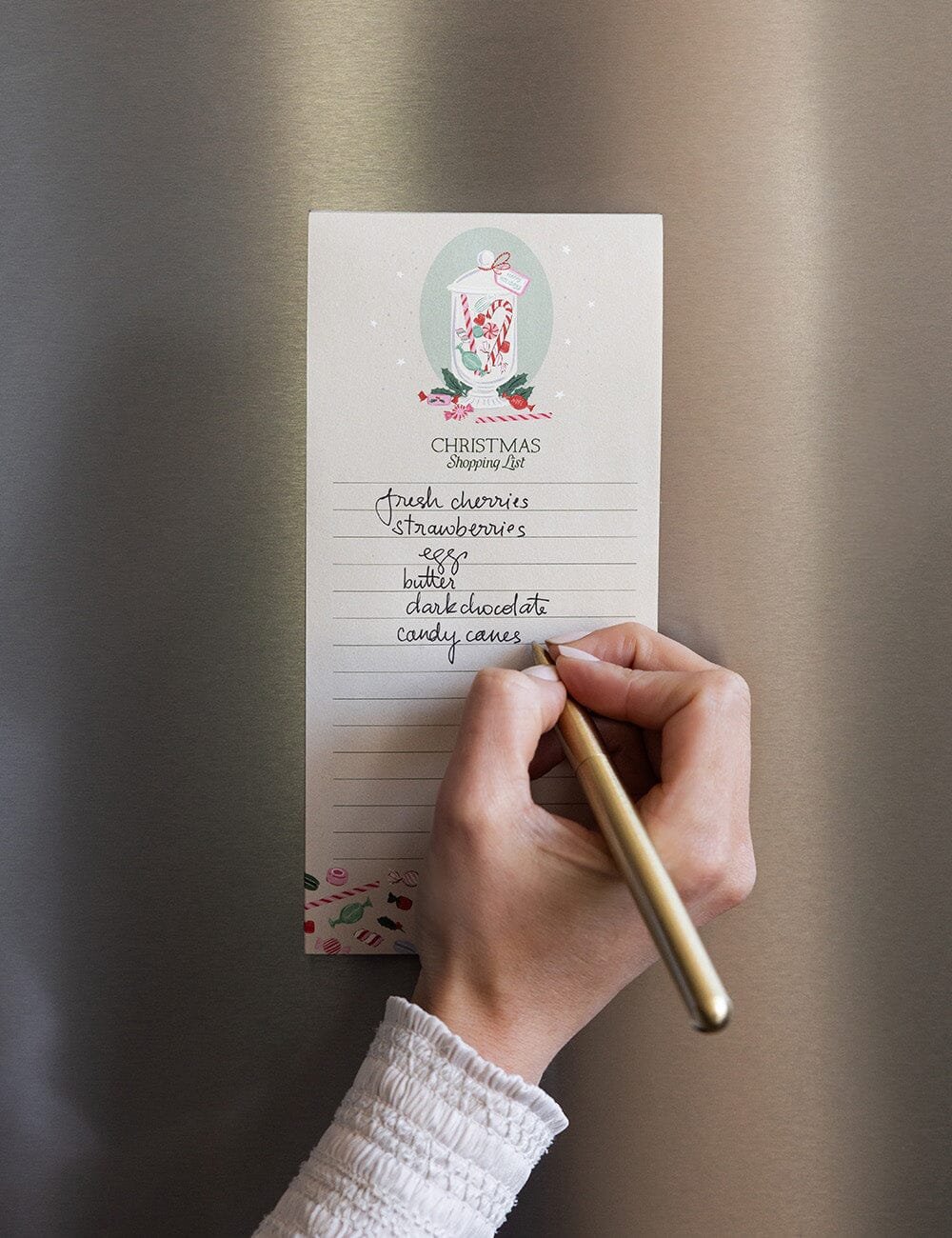 Christmas Treats Shopping List DL Notepad