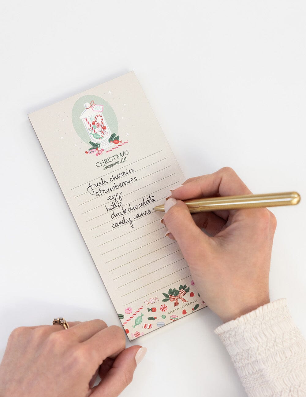 Christmas Treats Shopping List DL Notepad
