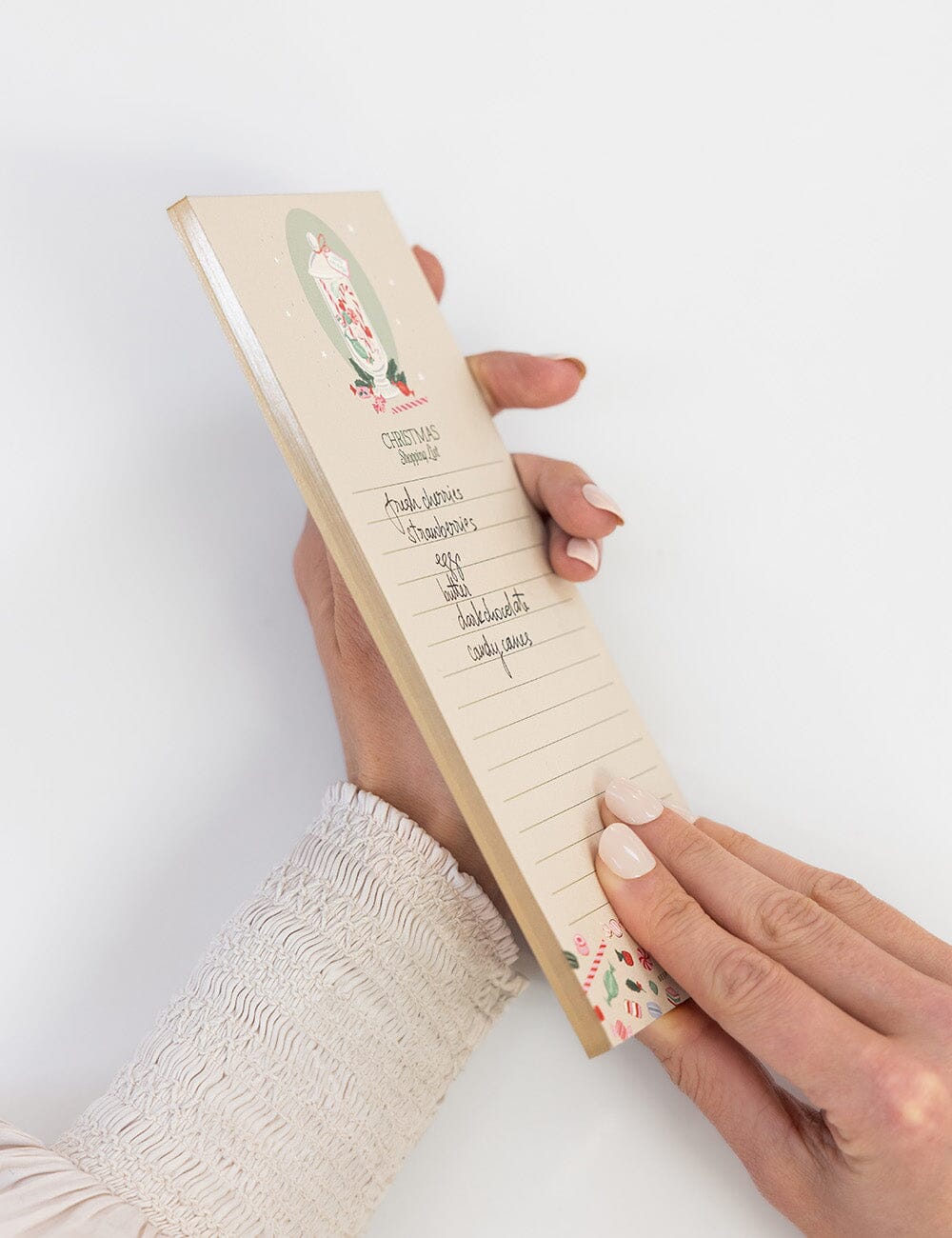 Christmas Treats Shopping List DL Notepad