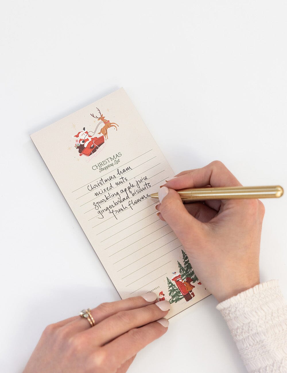 Christmas Shopping List DL Notepad
