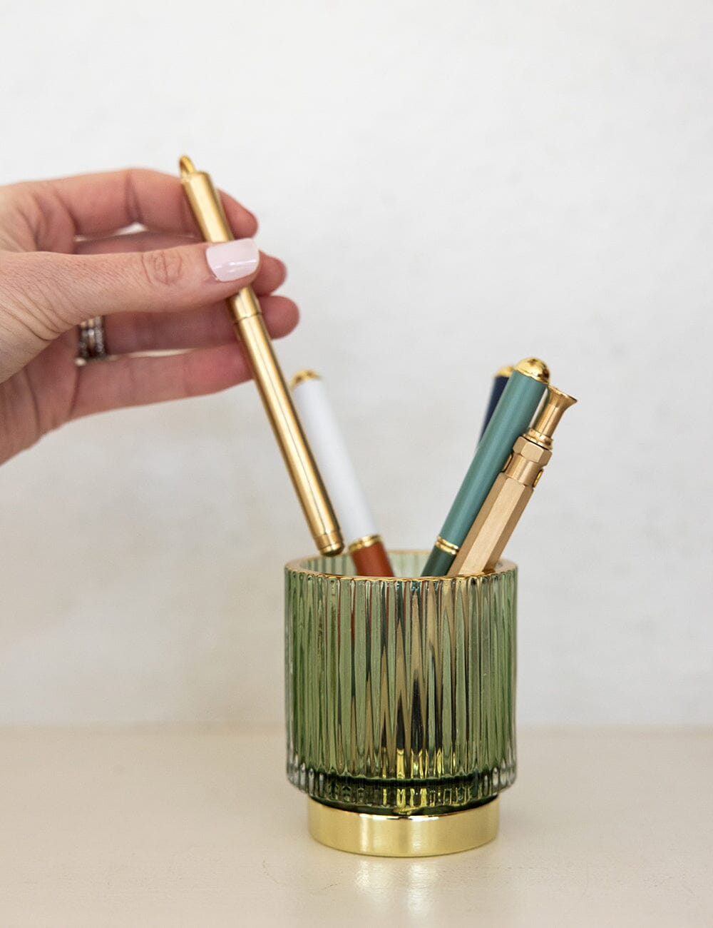 Pen Organiser - Moss Green