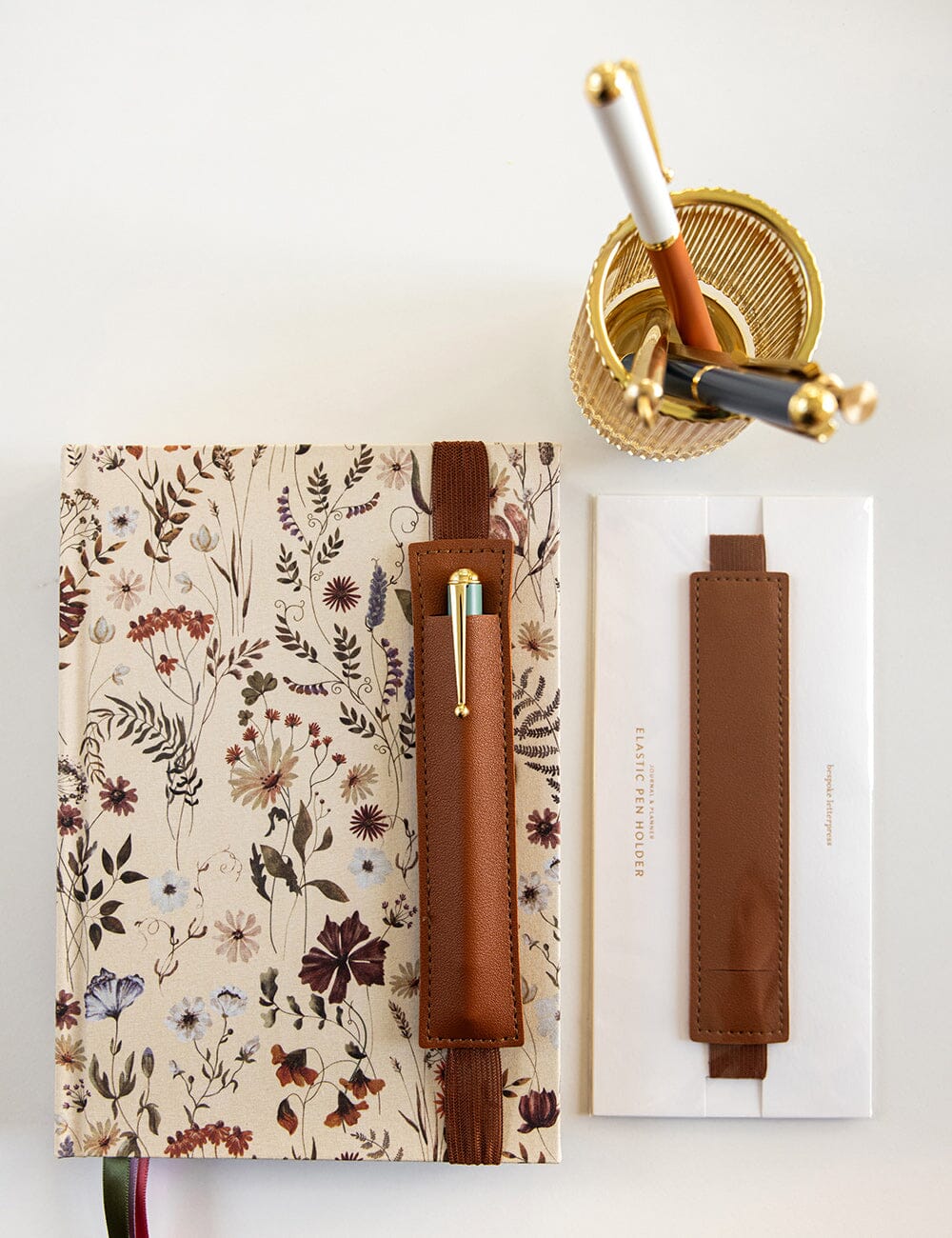 Pen Organiser - Soft Gold