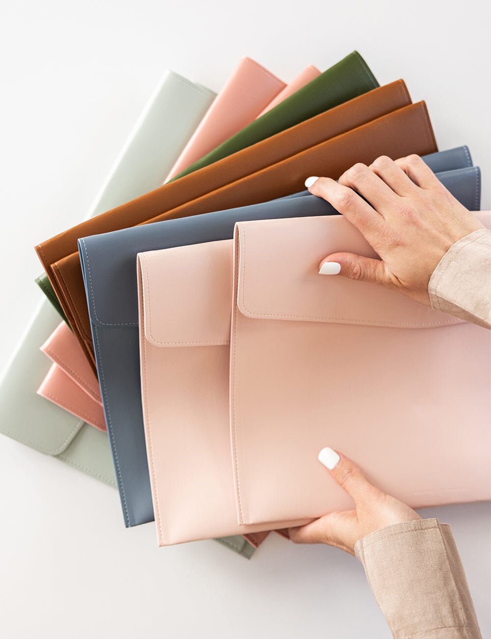 Document Wallet A4 - Pale Pink