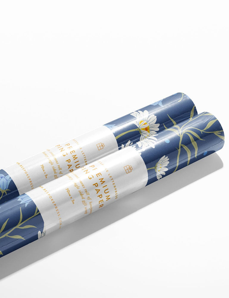 Gift Wrap Roll - Daisies Gift Wrapping Bespoke Letterpress 