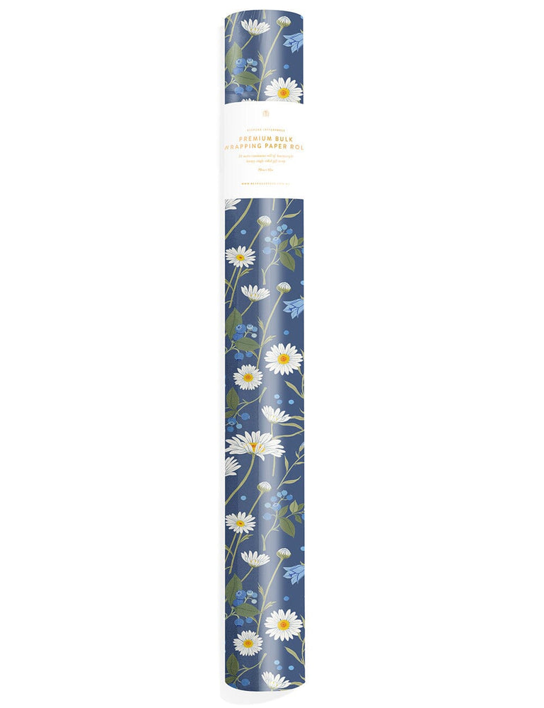 Gift Wrap Roll - Daisies Gift Wrapping Bespoke Letterpress 30m Roll 