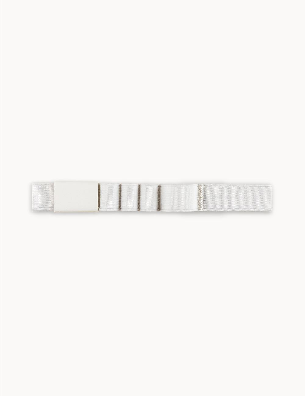 Elastic Book Strap - White