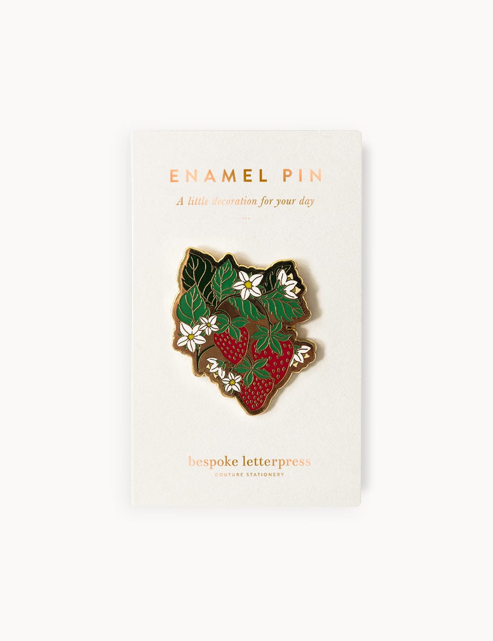 Strawberries Enamel Pin