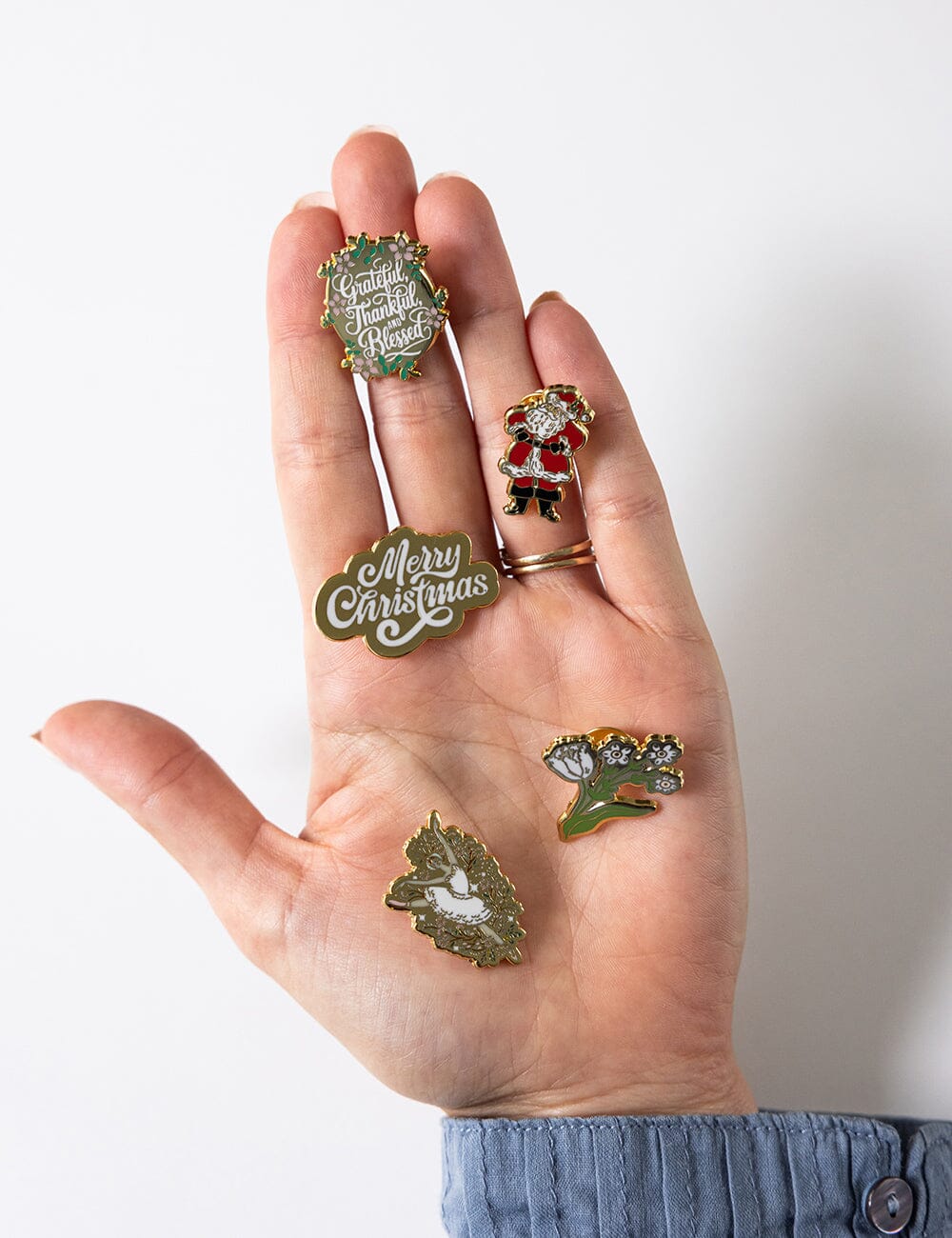 Merry Christmas Enamel Pin