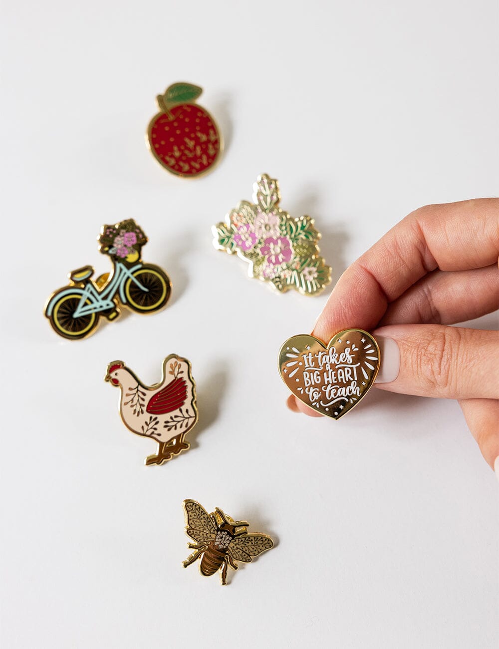 It Takes A Big Heart Enamel Pin