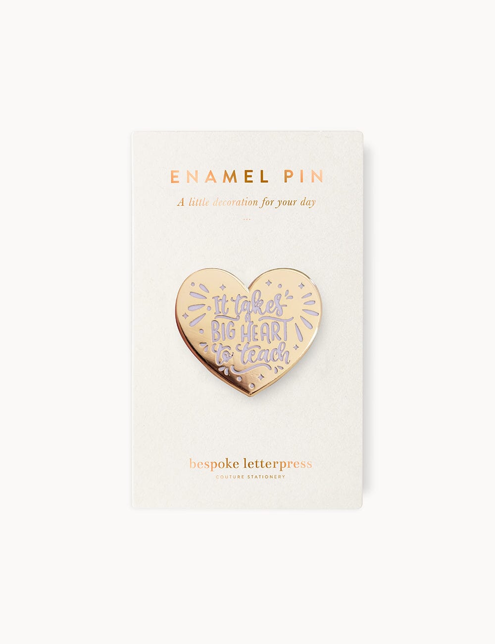 It Takes A Big Heart Enamel Pin