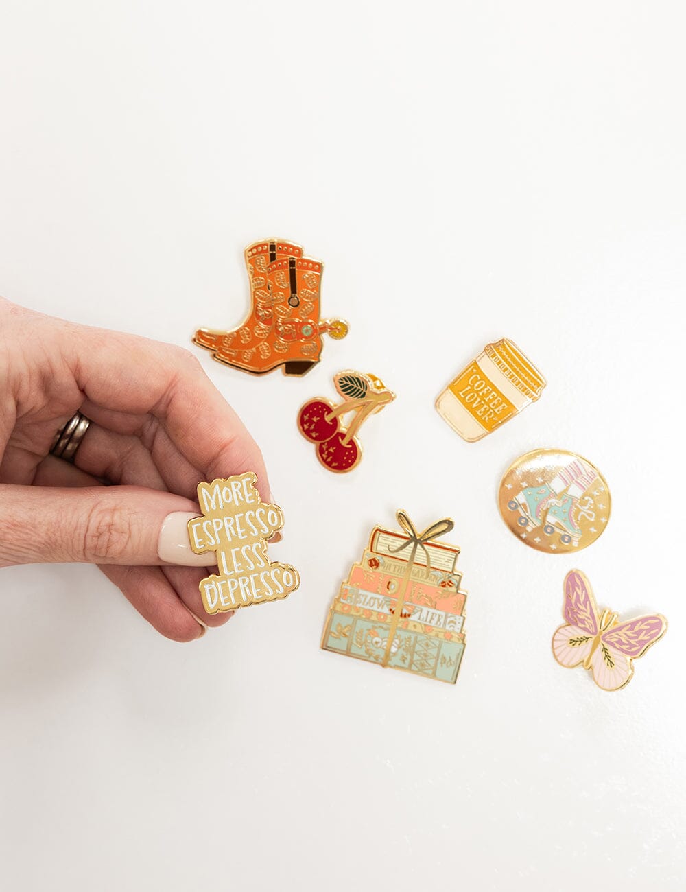More Espresso Enamel Pin