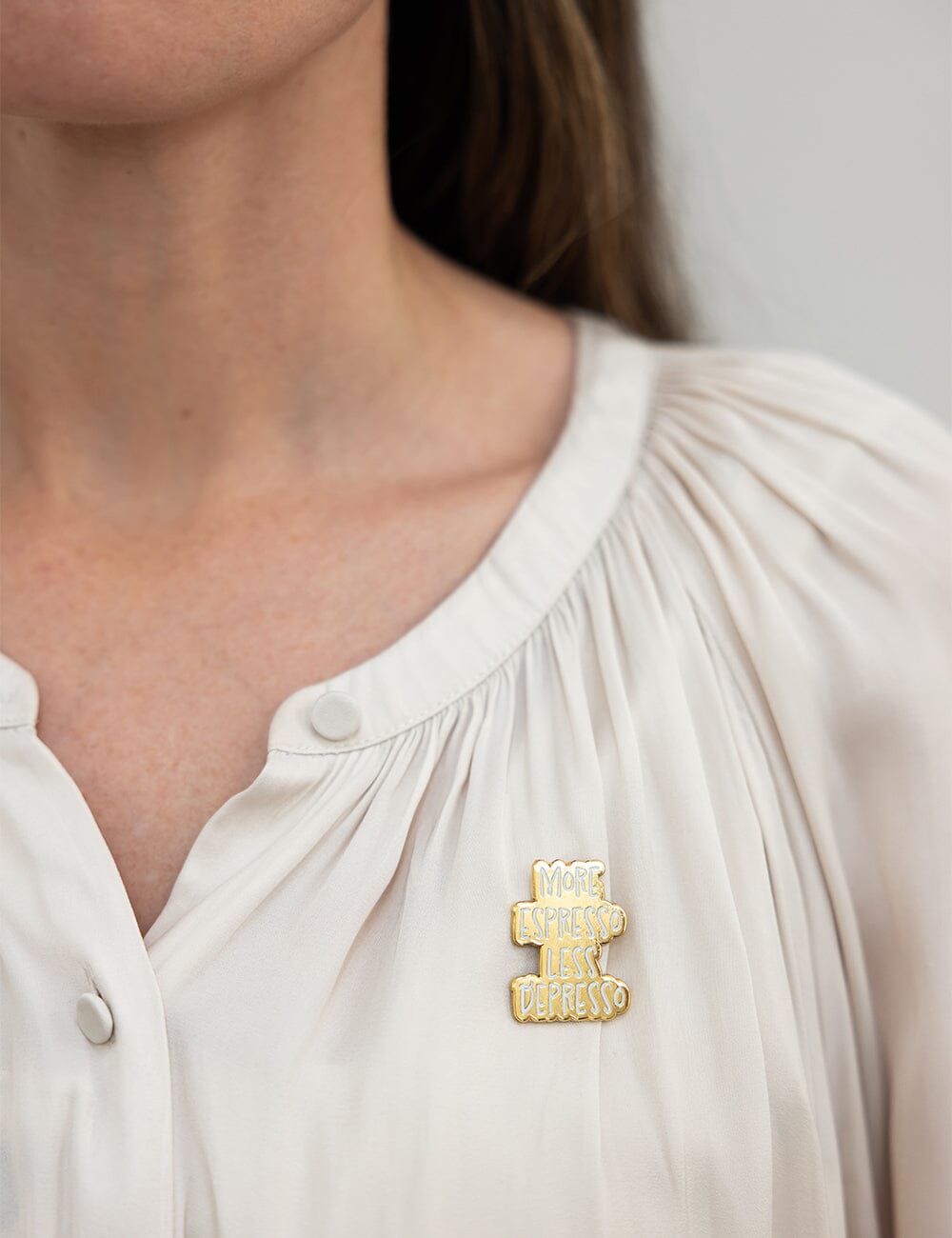 More Espresso Enamel Pin