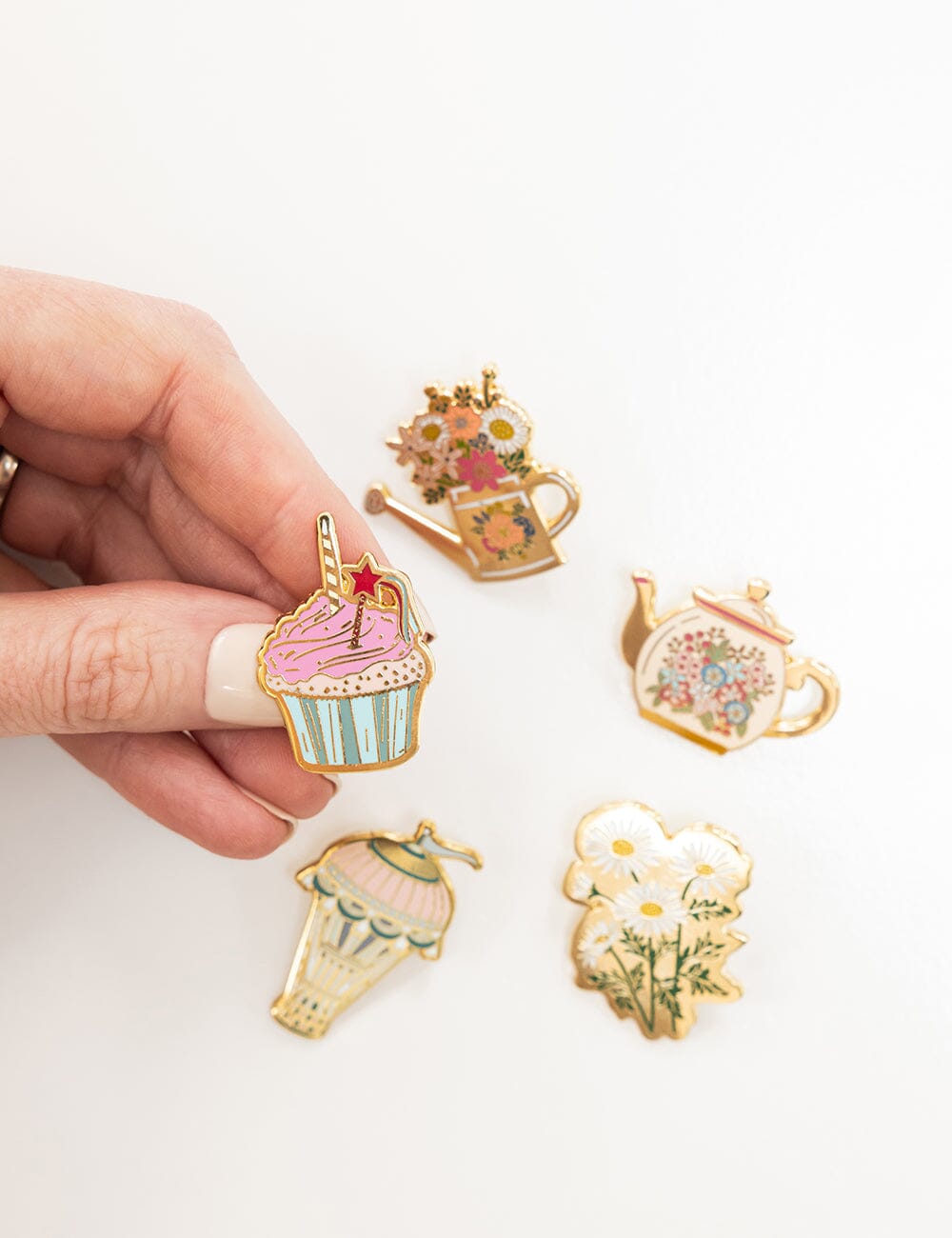 Cupcake Enamel Pin