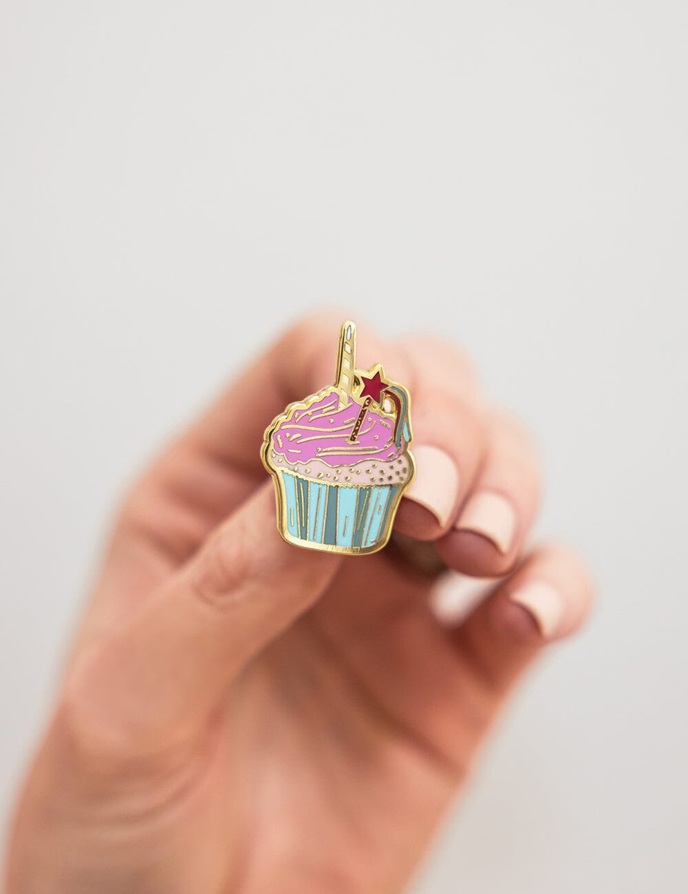 Cupcake Enamel Pin