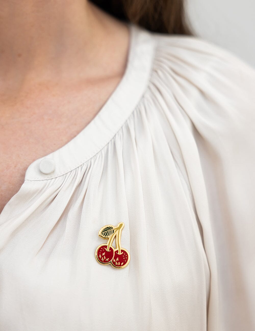 Cherrys Enamel Pin