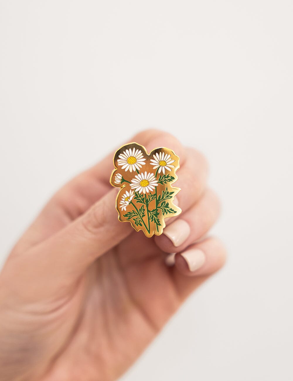 Daisy Enamel Pin